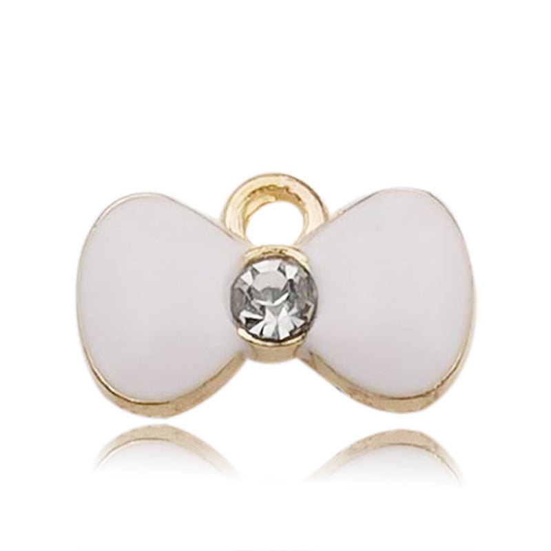 Wholesale Personalized Alloy Oil Dripping Pearl Eye Shadow Flower Perfume Bottle Diy Necklace Pendant Accessories